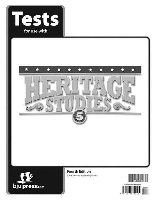 Heritage Studies 5 Tests (4th ed.)