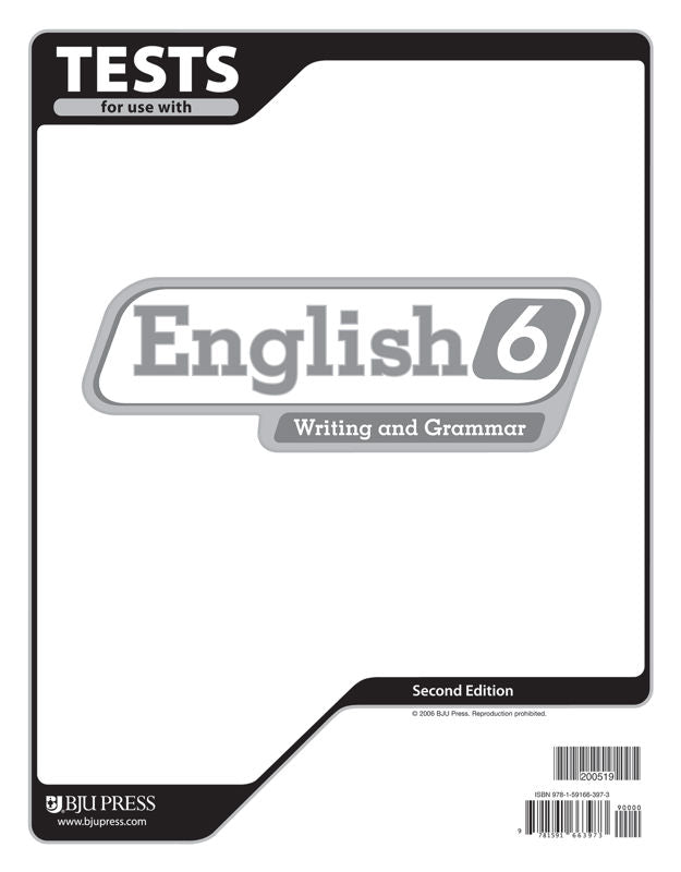 English 6 Tests (2nd ed.)