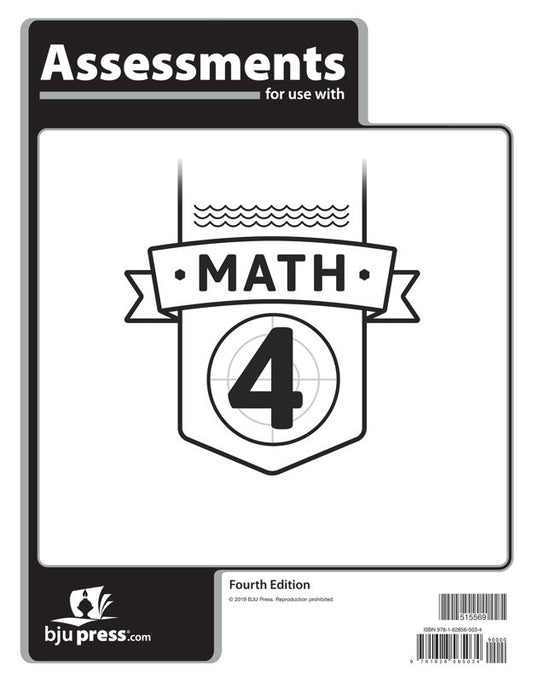 Math 4 Assessments, 4th ed.