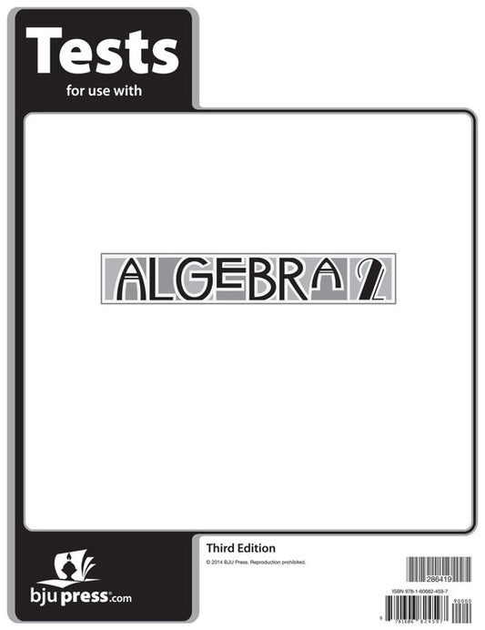 Algebra 2 Tests, 3rd ed.
