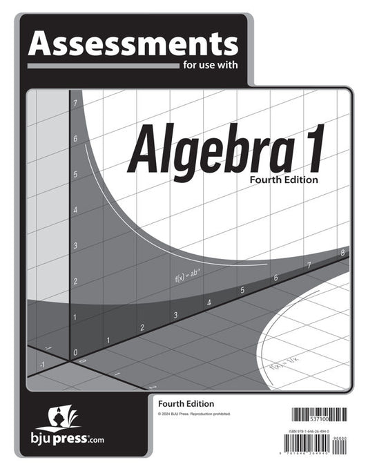 Algebra 1 Assessments, 4th ed.