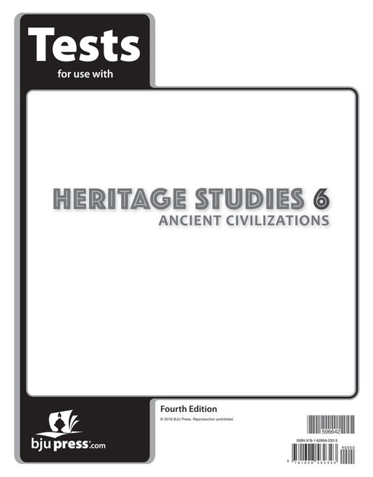 Heritage Studies 6 Tests (4th ed.)