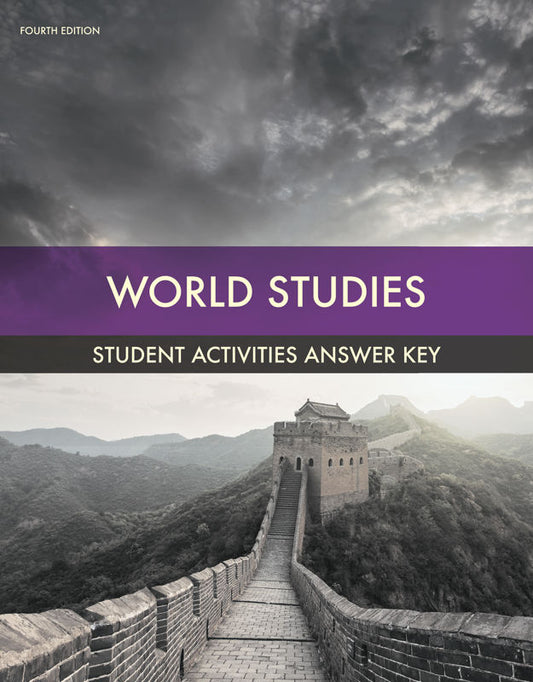 World Studies Activities Answer Key, 4th ed.