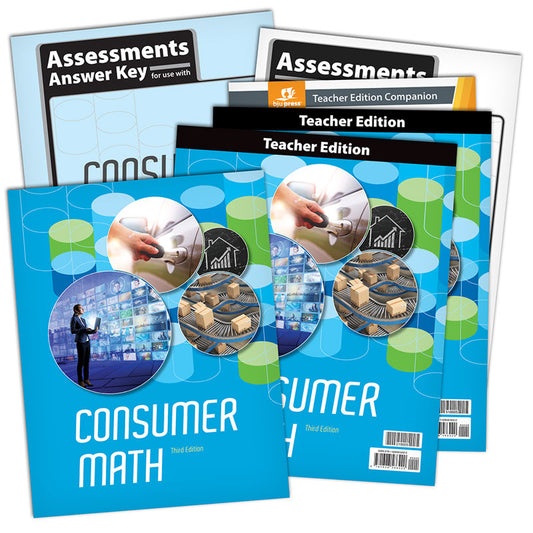 Consumer Math Subject Textbook Kit, 3rd ed.