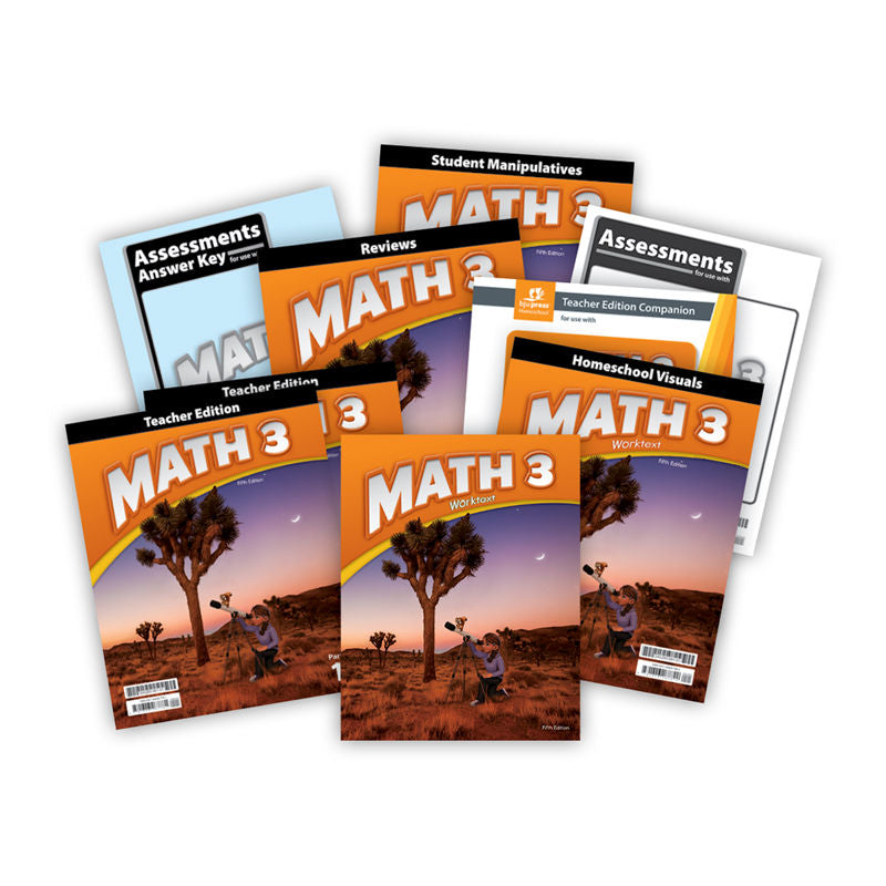 Math 3 Subject Textbook Kit, 5th ed.