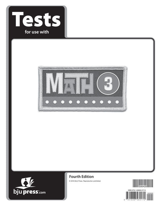 Math 3 Tests (4th ed.)