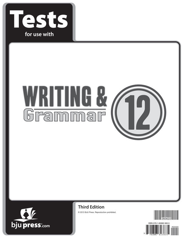 Writing & Grammar 12 Tests (3rd ed.)