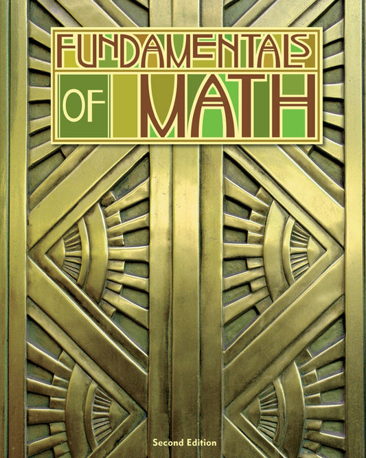 Fundamentals of Math Student Text, 2nd ed.
