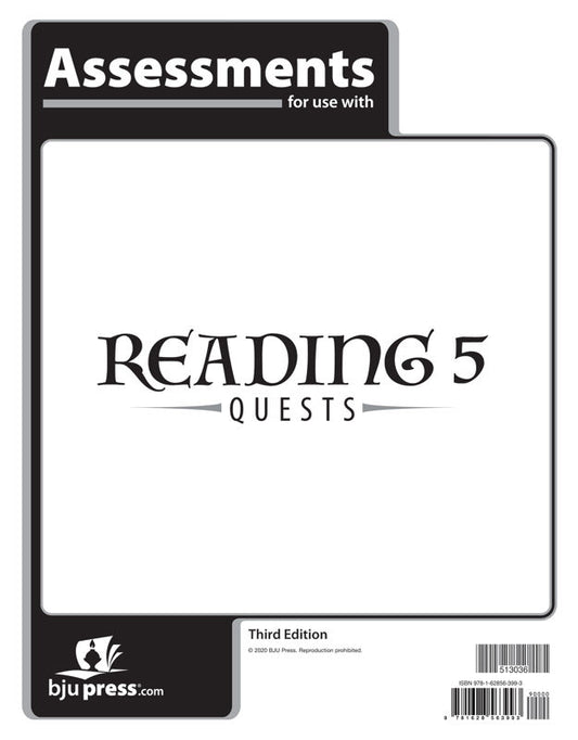 Reading 5 Assessments, 3rd ed.