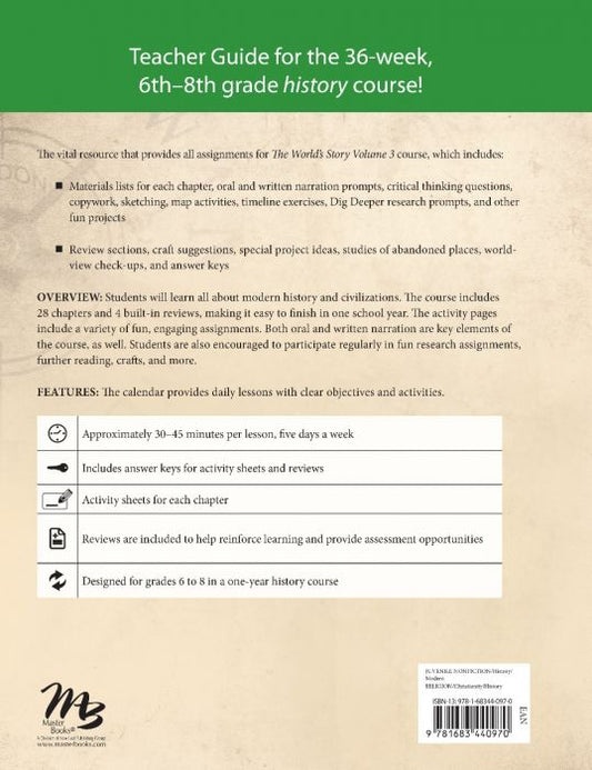 The World's Story 3: The Modern Age (Teacher Guide)