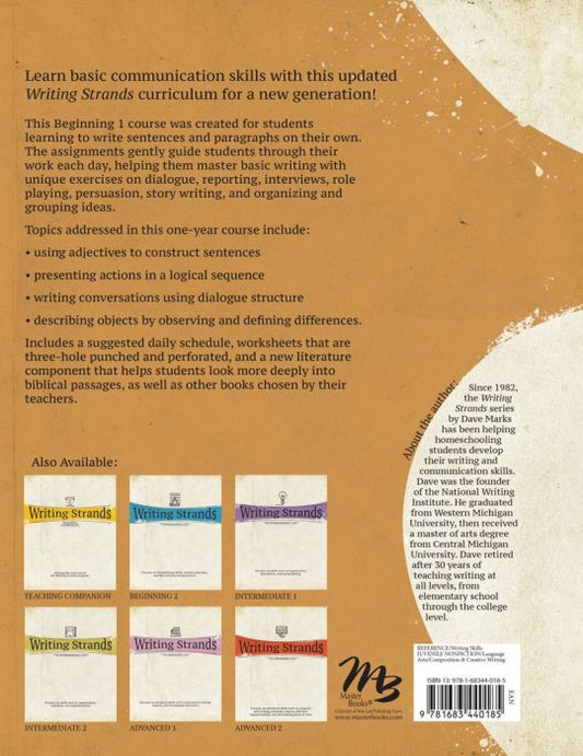 Writing Strands: Beginning 1